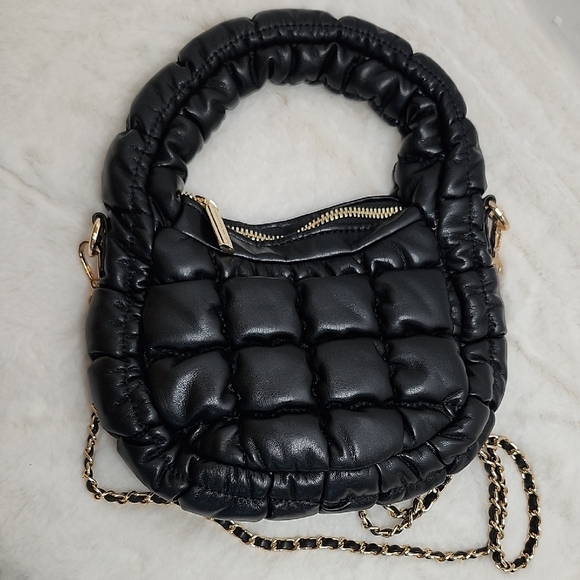 NWOT Expressions Quilted Puffer Bag - Picture 1 of 14